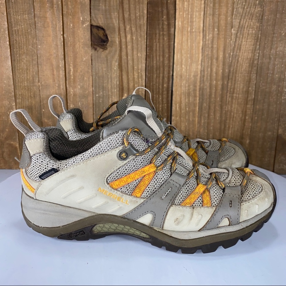 Merrell Siren Sport 2 Brindle Brown Orange Trail Hiking Shoes Womens size 7.5